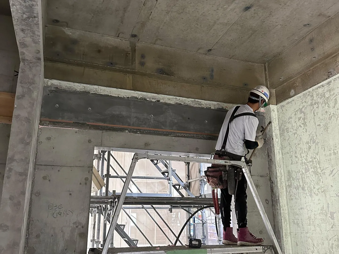 【無収縮グラウト工事】